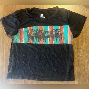 4t CabooseKids Tshirt with cows (made by crazy train)